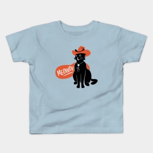 Meowdy Cat Kids T-Shirt